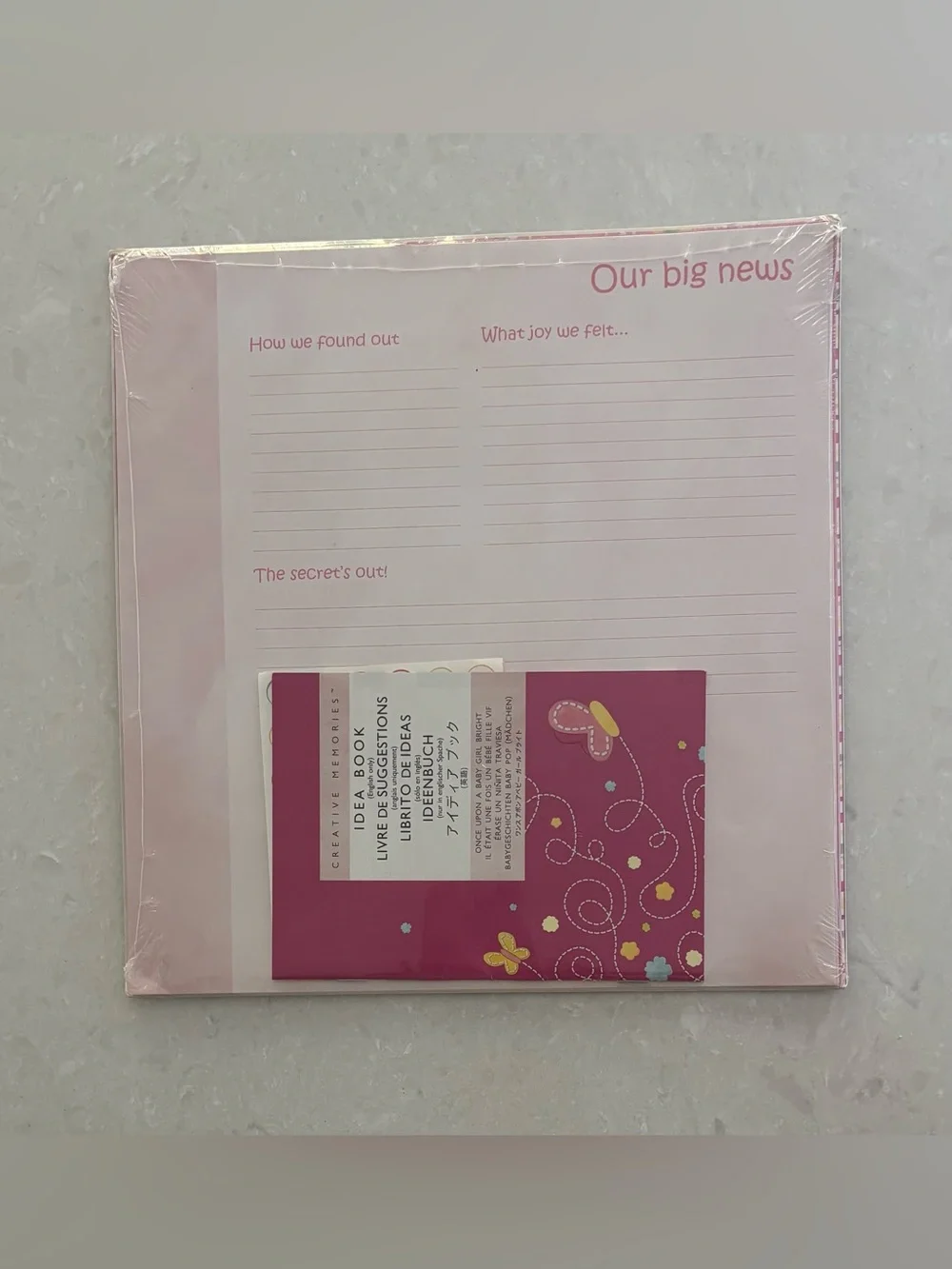 Creative Memories Album Kit “Once Upon A Baby Girl Bright”